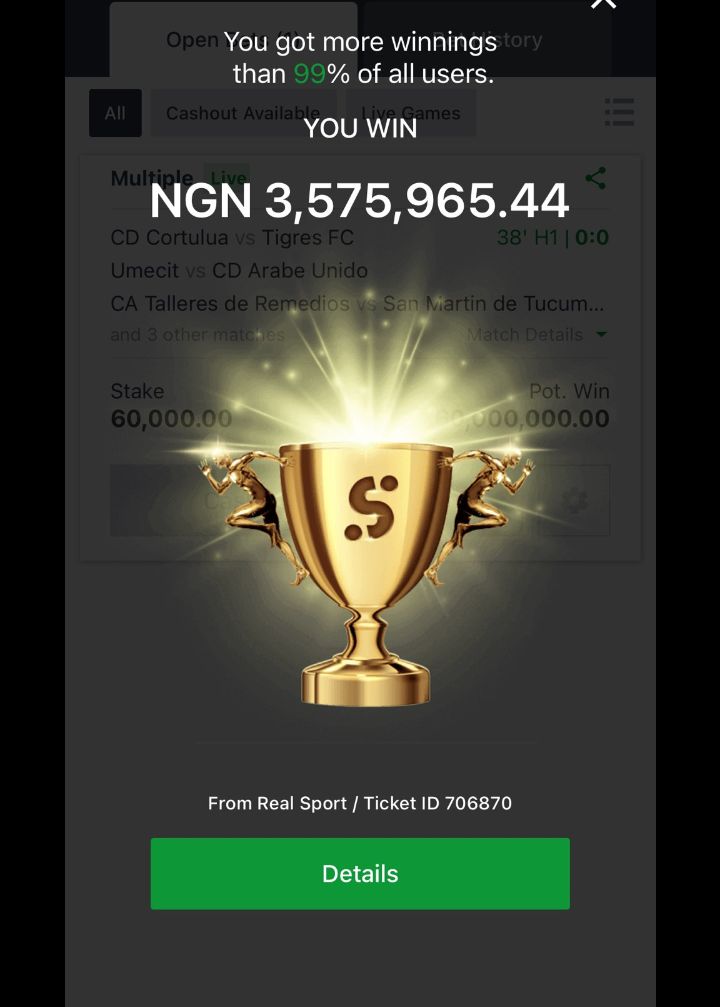  5 odds winning ticket